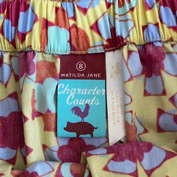 Matilda Jane Character Counts multi-pattern skirt, size 8. Like new condition - Picture 7 of 16